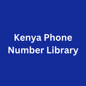 Kenya Phone Number Library