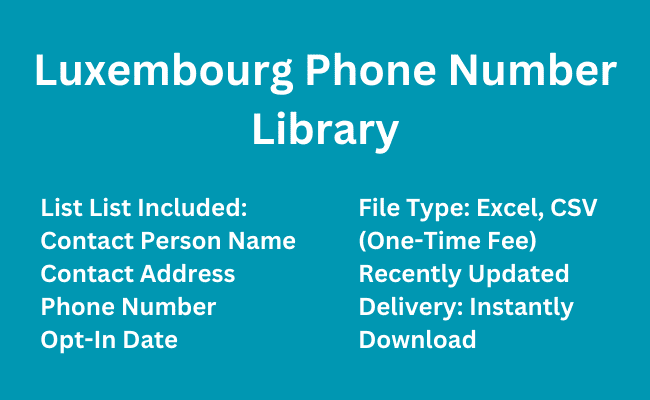 Luxembourg Phone Number Library