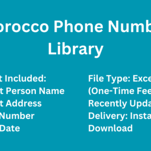 Morocco phone number library