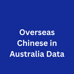 Overseas Chinese in Australia Data