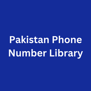 Pakistan Phone Number Library