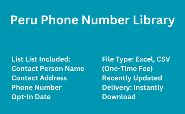 Peru phone number library