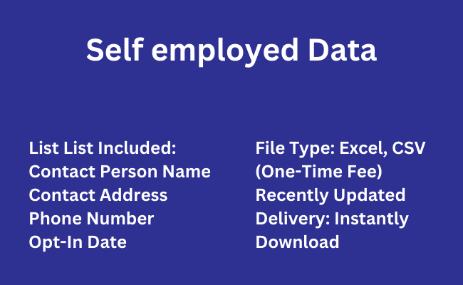 Self-employed Data