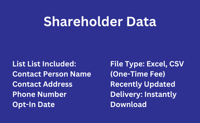 Shareholder Data