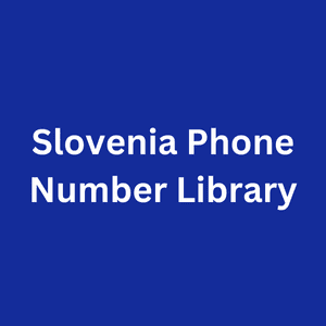 Slovenia Phone Number Library