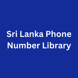 Sri Lanka Phone Number Library