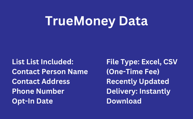 TrueMoney Data