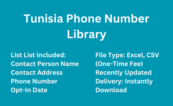 Tunisia Phone Number Library