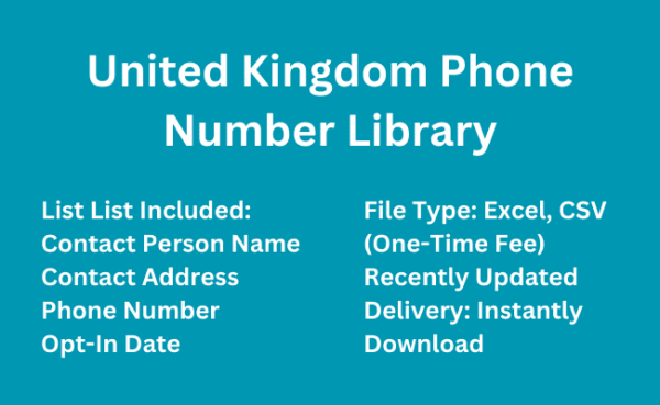 United Kingdom phone number library