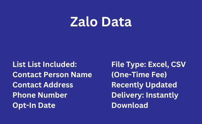 Zalo Data