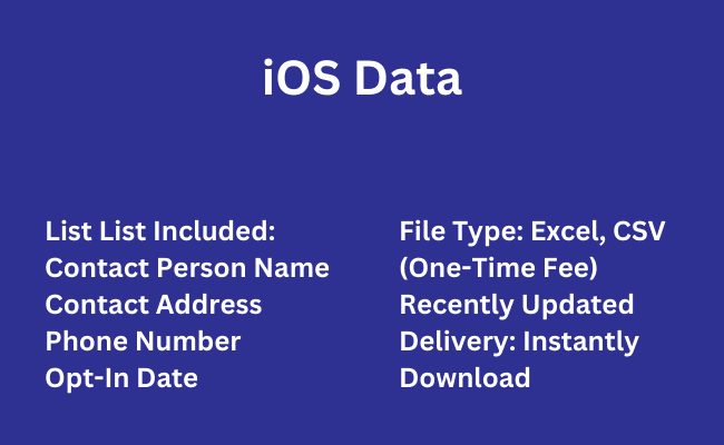 iOS Data